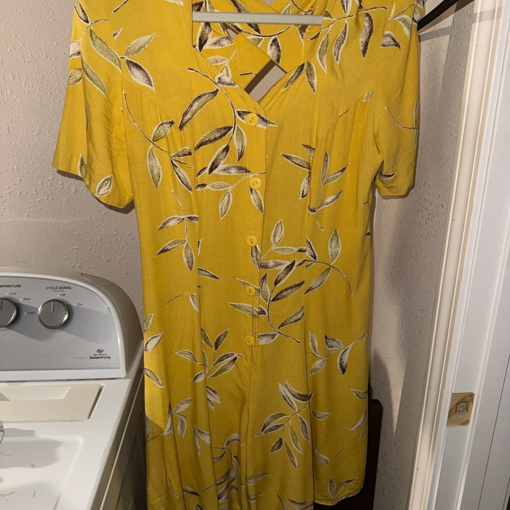 Vintage Yellow Romper